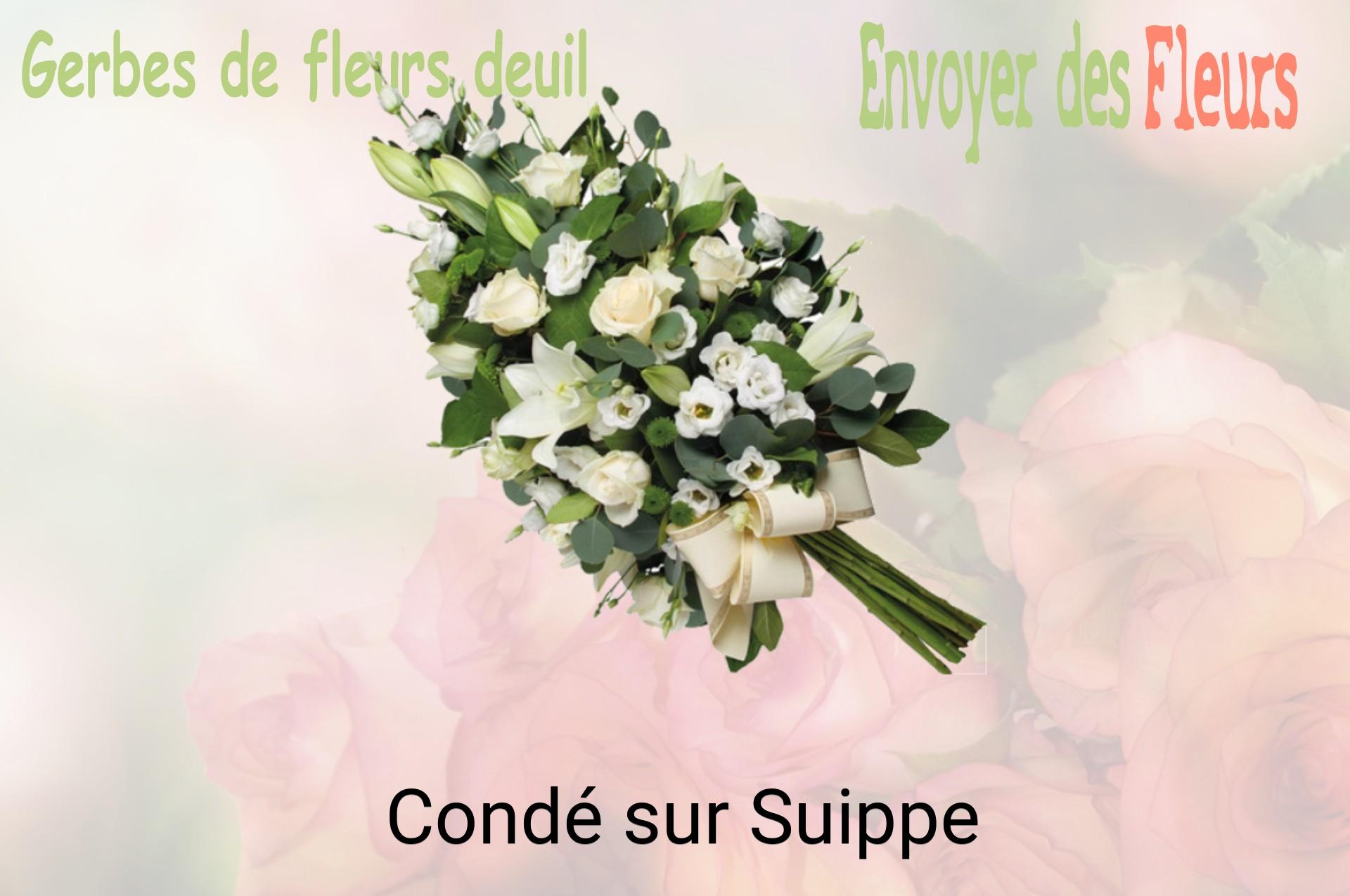 Gerbe de fleurs de deuil livrée à Condé-sur-Suippe